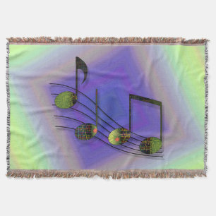 Dubstep Notes Thline Blanket Filt