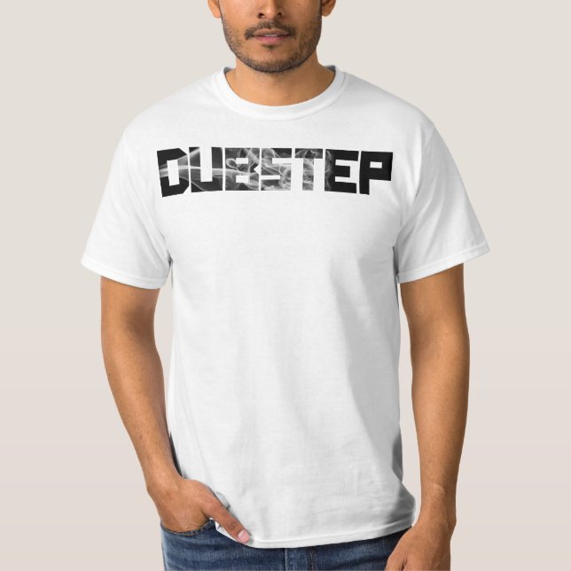 Dubstep röker värderar design tee shirt (Framsida)