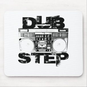 Dubstep Svart Boombox Musmatta