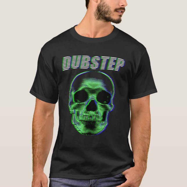 Dubstep Techno DJ Rave Party EDM-festival T Shirt (Framsida)
