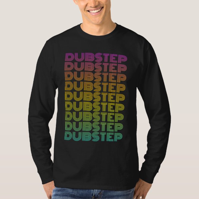 Dubstep Techno Music DJ Sound Engineer Raver T Shirt (Framsida)