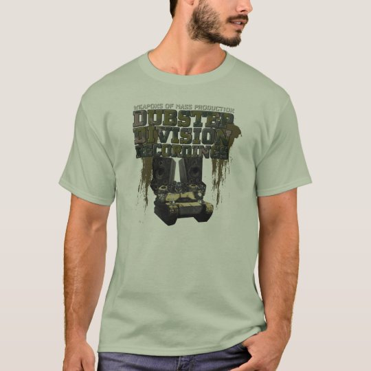 Dubstep uppdelningsinspelningar "vapen av samlas t-shirt