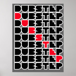 Dubstep WALL-tjejer Dubstep-musik Poster