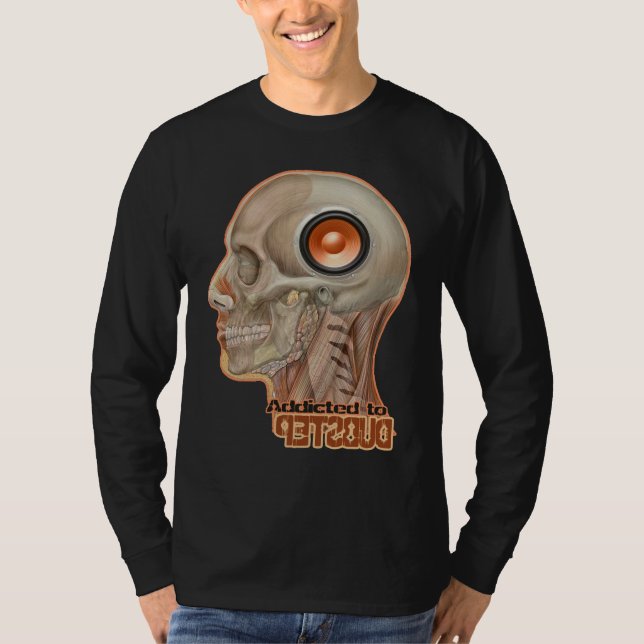 Dubstep wooferhjärna t-shirt (Framsida)