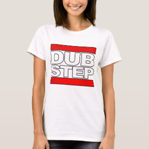 dubstepdansen-dubstep dj-trummar, och bas-duben tee shirt