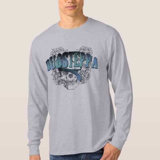 Dubsteppa skalle tee shirt (Framsida)