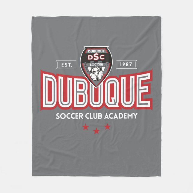 Dubuque Fotbollsklubb Akademins filt (Framsidan)