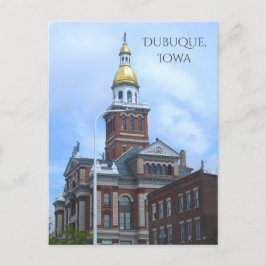 Dubuque, Iowa Court House Vykort