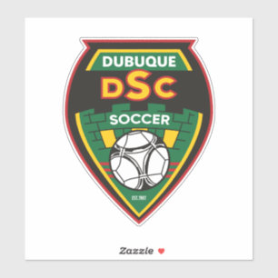 Dubuque Soccer Club Bildekal Klistermärken
