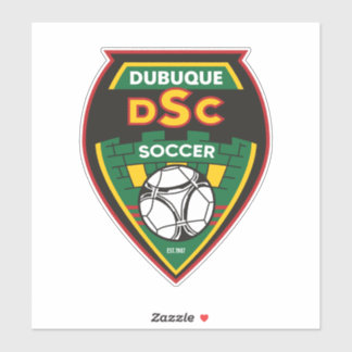 Dubuque Soccer Club Car Decal Klistermärken