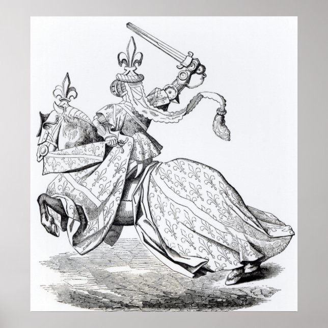 Duc de Bourbon beväpnad för turisten Poster (Framsidan)