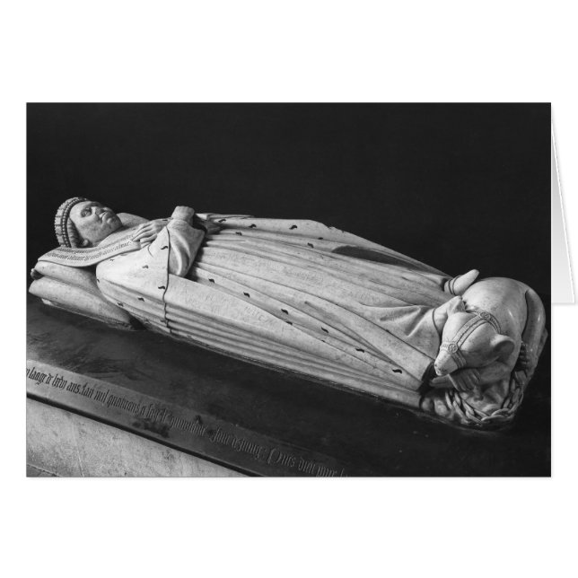 Duc Jean de Berry Count of Poitiers Hälsningskort (Framsidan Horizontal)