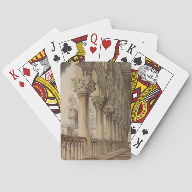Ducal Palace (av John Ruskin) Casinokort (Baksidan)