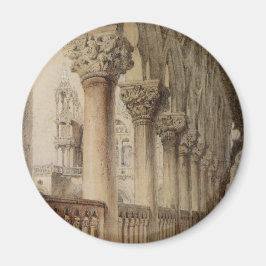 Ducal Palace (av John Ruskin) Magnet