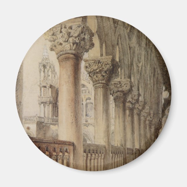 Ducal Palace (av John Ruskin) Magnet (Framsidan)