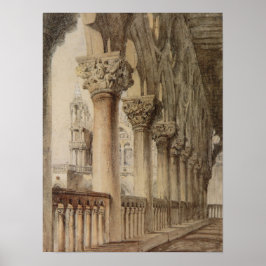 Ducal Palace (av John Ruskin) Poster