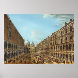 Ducalpalatset Venedig, Antonio Joli Fint Konsttryc Poster