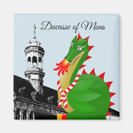 Ducasse i Mons - Doudou - souvenir från Belgien Magnet