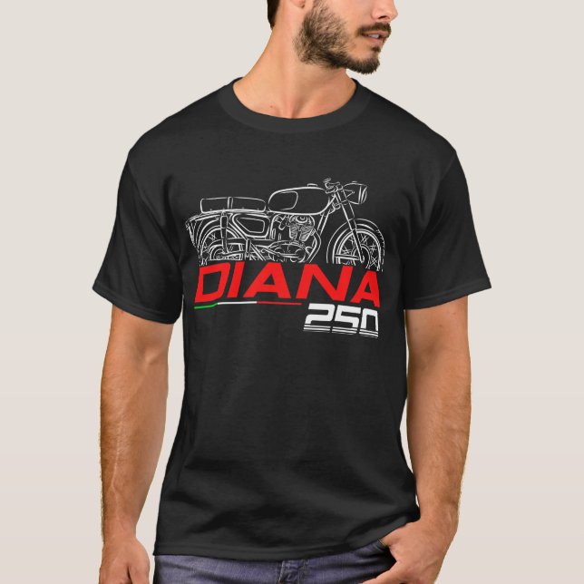 Ducati 250 Diana 1961-1967 T Shirt (Framsida)