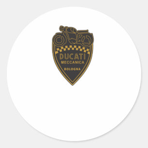 Ducati Logotyp Sticker3 Runt Klistermärke