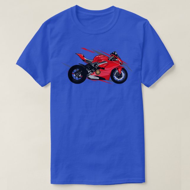 Ducati Panigale V4 Motorcykel 1 T Shirt (Design framsida)