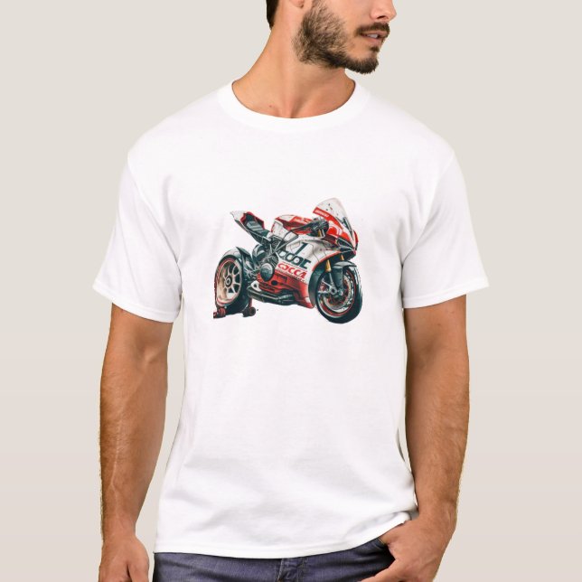 Ducati Supercykel T Shirt (Framsida)