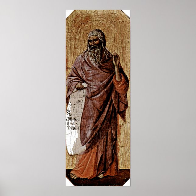 Duccio di Buoninsegna - Prophet Isaiah Poster (Framsidan)