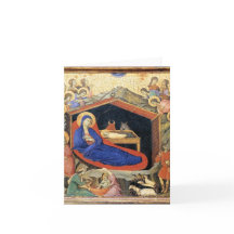 Duccio Nativity, engelskt textkort