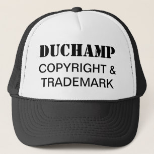 Duchamp, Copyright & Trademark Truckerkeps
