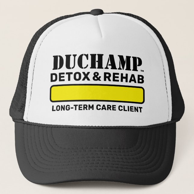 Duchamp™ Detox & Rehab Truckerkeps (Framsida)