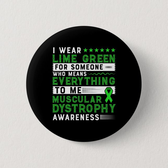 Duchenne Muscular Dystrophy Awareness Knapp (Framsida)