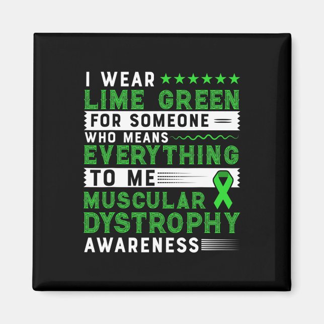 Duchenne Muscular Dystrophy Awareness Magnet (Framsidan)