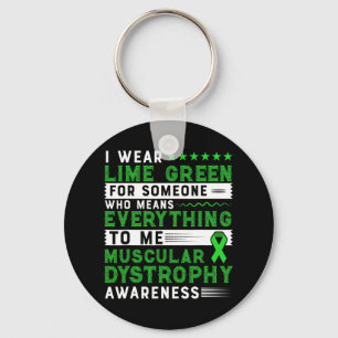 Duchenne Muscular Dystrophy Awareness Nyckelring