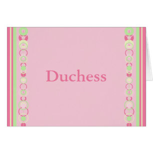 Duchess Modern Circles Namn-kort OBS Kort