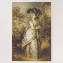 Duchess of Devonshire, British Art Jigszle Puzzle