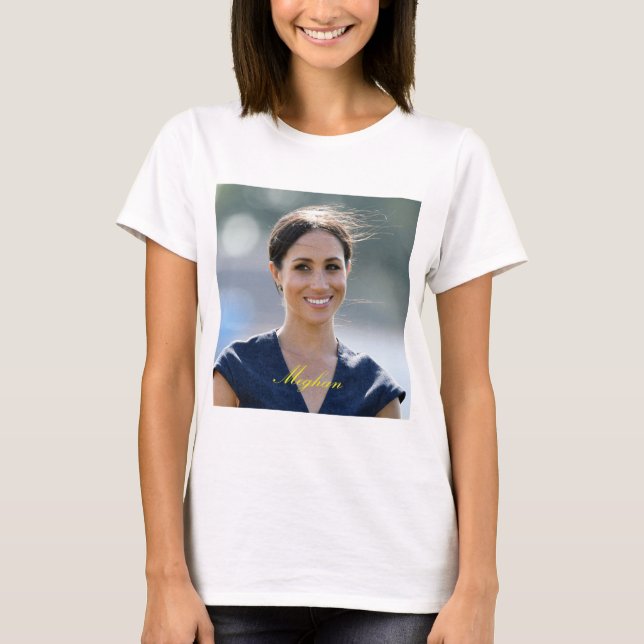 Duchess of Sussex Meghan Markle T Shirt (Framsida)