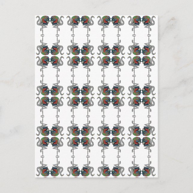 Duchess of Windsor Flamingo Brooch Vykort (Framsida)