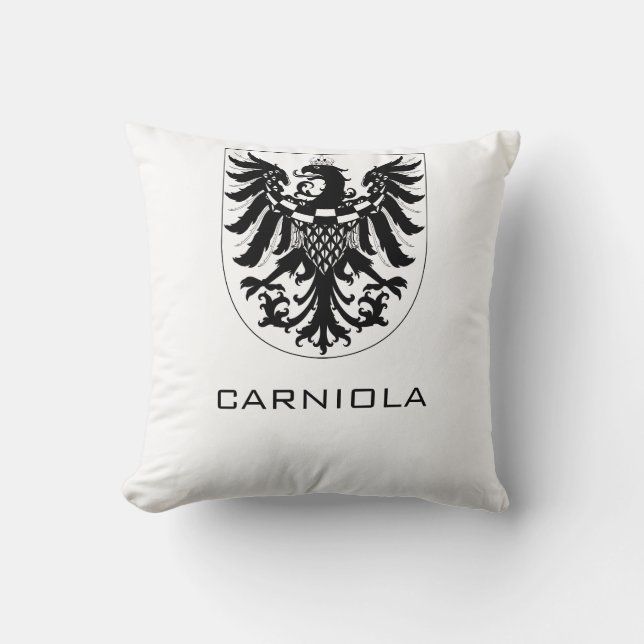 Duchy of Carniola Monochrome Heraldic Art  Kudde (Framsida)