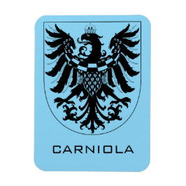 Duchy of Carniola Monochrome Heraldic Art  Magnet