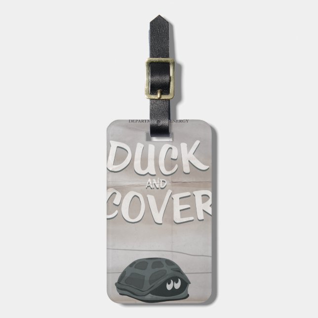 Duck & Cover Bagagebricka (Vertikal Framsida)