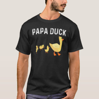 Duck Designs For Dad Men Farm Duckling Owner Hunte T Shirt