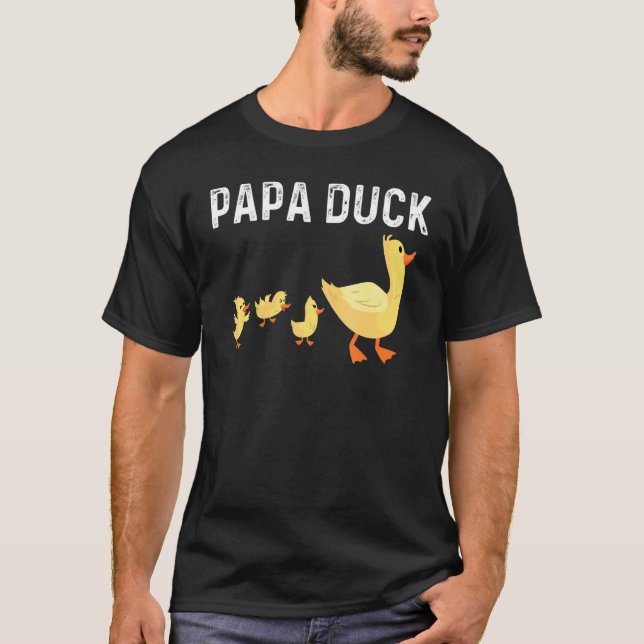Duck Designs For Dad Men Farm Duckling Owner Hunte T Shirt (Framsida)