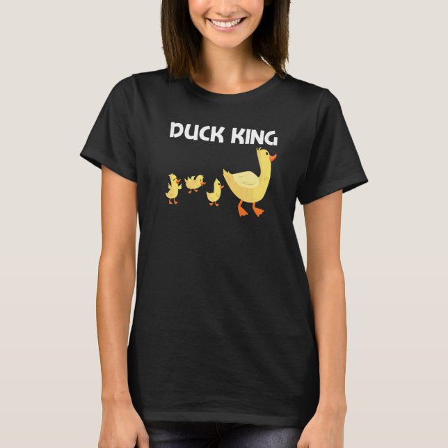 Duck Designs For Men Dad Farm Duckling Owner Hunte T Shirt (Framsida)