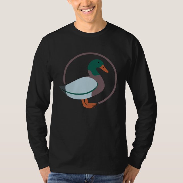 Duck Farmer Duck Day Wild Duck T Shirt (Framsida)