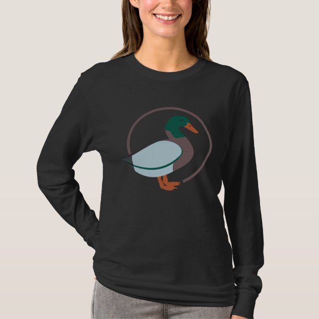 Duck Farmer Duck Day Wild Duck T Shirt (Framsida)