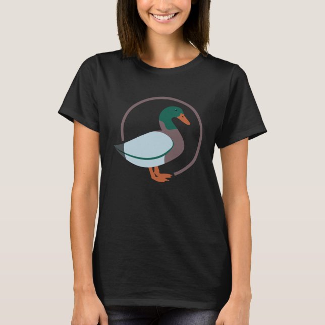 Duck Farmer Duck Day Wild Duck T Shirt (Framsida)