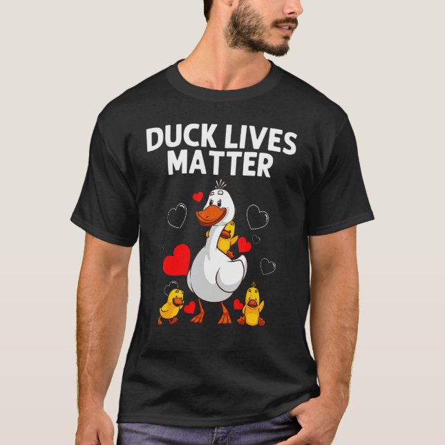 Duck For Men Women Duck  Duck Hunter Rubber Duck T Shirt (Framsida)
