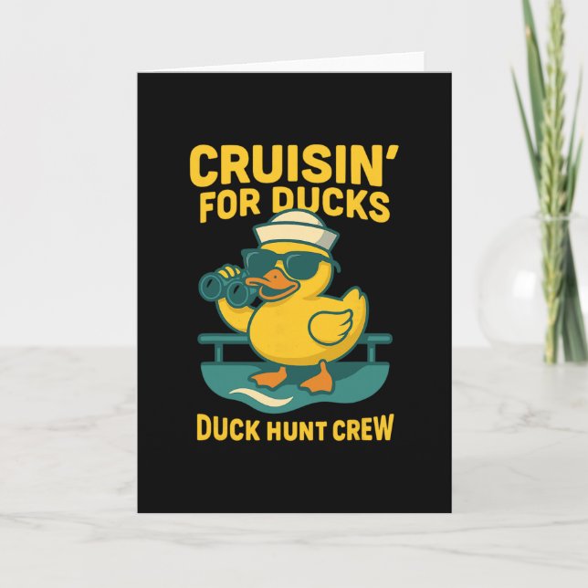 Duck Hunt Crew Gummianka Sök Kryssning Essenti Kort (Framsida)