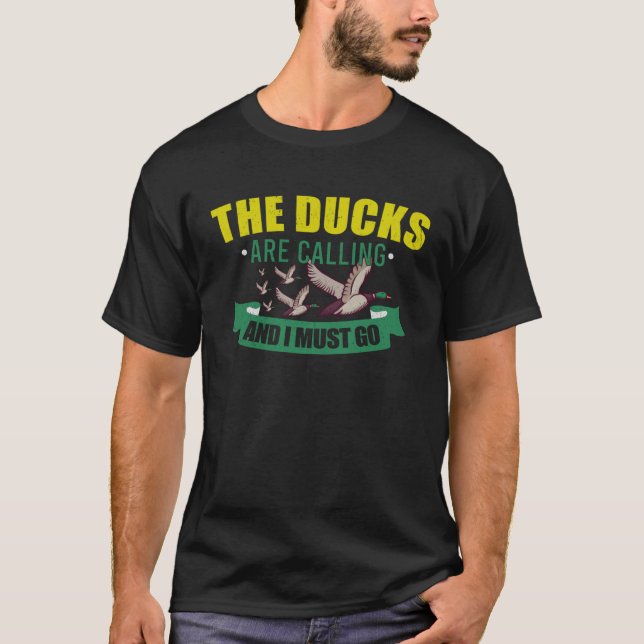Duck Hunt Duck hunter Bird Hunting  3 T Shirt (Framsida)