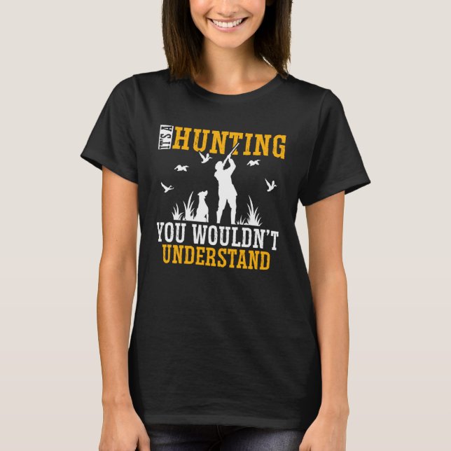 Duck Hunting Waterfowl Hunting A Hunting Thing  2 T Shirt (Framsida)